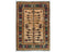 2x3 Light Brown Ersari Afghan Hand Knotted Veg Dye Wool Area Rug